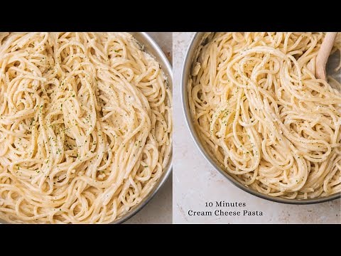 CREAM CHEESE PASTA speedy 10 minutes dinner