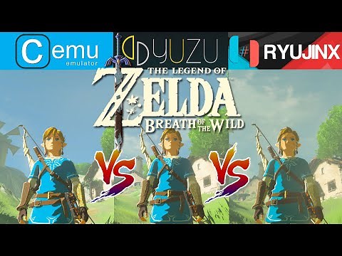 Zelda BOTW | Cemu Vs Yuzu EA Vs Ryujinx - Performance Test