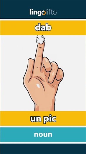 🇬🇧🇷🇴 dab - un pic : learn English : să învățăm engleza : vocabulary builder