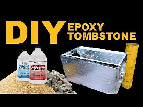 DIY Epoxy Tombstone for our Okuma Horizontal CNC Machine!