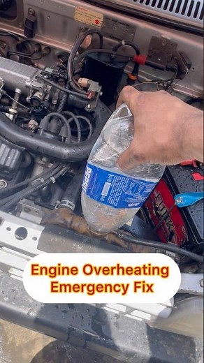 Engine overheated on Road? Radiator Throwing Water Out? How to Fill Coolant Properly Direct Fan Fix