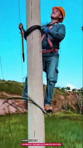 Pole Climbing Tools – Strong Manual Tool for Climbing Utility Poles up to 120kg