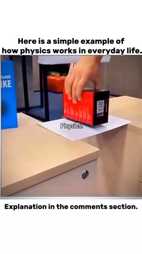 Here is a simple example of how physics works in everyday life. #shorts