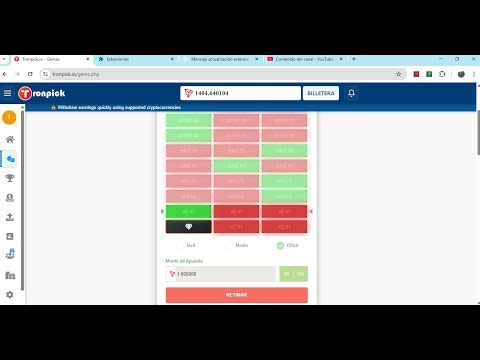 hack gems bot extension script tronpick dogepick litepick nueva actualizacion