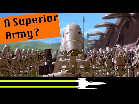 Was The Droid Army Really Superior and Why we Never Saw Another Droid Army | Star Wars Canon Lore