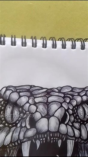 King cobra pen drawing #art #shorts #tamil #tutorial #viral #snake