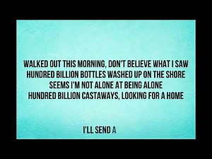 Message in a bottle - The police (Lyrics)