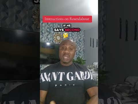 Instructions on Roundabout during your driving test.