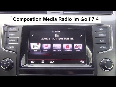 Golf 7 Composition Media Radio und Navigationsssystem