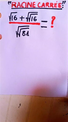 Racine carrée #conseils #pourtoi #calculs