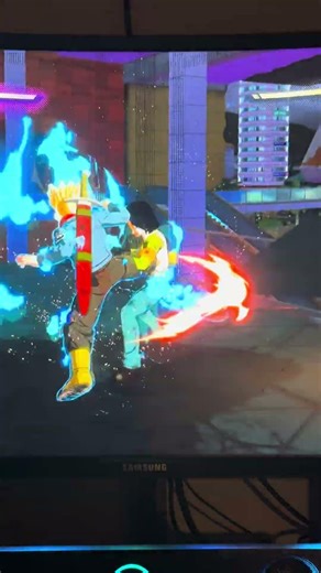 Trunks vs Android 17 in a building #ps5 #ps5gameplay #sparkingzero #sparkingzerogameplay #gaming