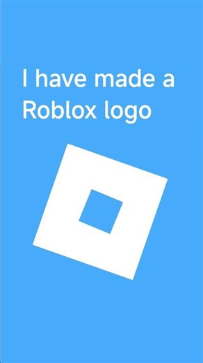 I have made a Roblox logo