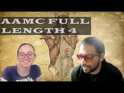 AAMC Full Length 4 Walkthrough with 100th Percentile Scorer #medicalschool #mcat #mcatstudying