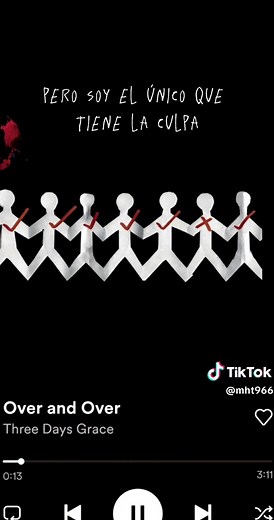 Three Days Grace - Over and Over Lyrics Music Video