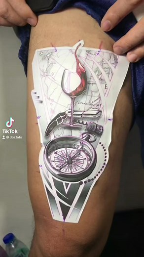 45K views · 920 reactions | Traveler Theme Tattoo #doctats #travelertattoo #tattoo #tattooidea | Raven Santos | Facebook