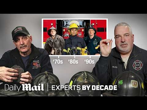 New York Fire Department Life 1970s vs '80s vs '90s vs Today | Experts By Decade | Daily Mail