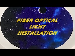 Fiber Optical Light Installation For Star Ceiling