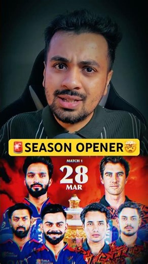 🚨IPL 2026 Opener RCB vs SRH🤯Virat Kohli IPL 2026 Schedule Out Announced 1st Match Chinnaswamy