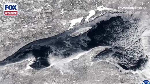 SUPERIOR VIEW ❄️: The evolution of Lake Superior's widespread ice-cover was captured from NOAA satellites, showcasing a dynamic end to winter on the largest of the Great Lakes.