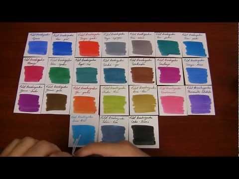 Pilot Iroshizuku Ink Full Line