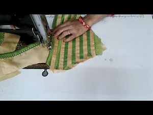 easy patch work blouse design cutting and stitching
