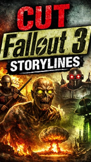 Cut storylines from fallout 3 — #fallout #fallouttvshow #gamingnews #fallout3 #falloutnewvegas