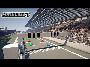 A REALISTIC CAR RACING IN MINECRAFT