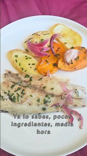 Baked Corvina Recipe: Baked on the bone with parsnip and sweet potato, easy and economical.