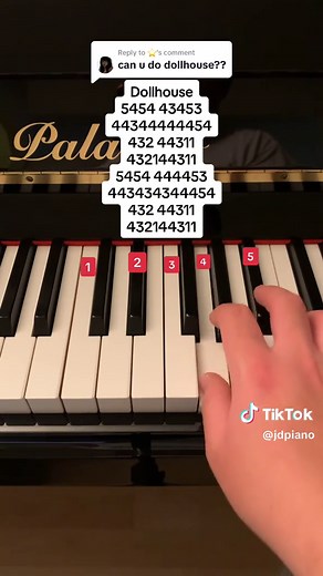 Dollhouse Piano Tutorial | Melanie Martinez Cover
