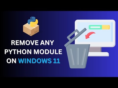 How To Remove Python Modules Usings Pip (Fast & Easy 🚀)