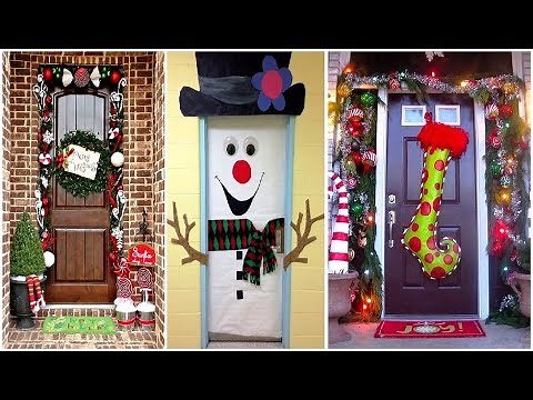 30 ideas para decorar la puerta de tu casa o escuela en NAVIDAD