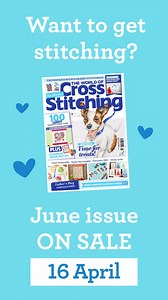 Here's our, Editor Vicki, showing you what's coming up in our June issue, so that you can subscribe in time and not miss out on the handy gift and great charts! We've got a fabulously joyful new Wrendale design 🐶 plus Father's Day ideas ♟️ and much more exciting projects! Subscribe by 2 April to make sure you get this issue... ✨ Follow this link to subscribe: https://www.ourmediashop.com/the-world-of-cross-stitching-magazine-WXSIT25 | The World of Cross Stitching