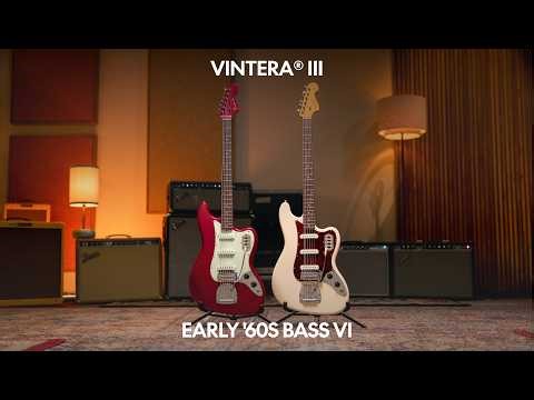 Exploring the Vintera III Bass VI Models | Vintera III | Fender
