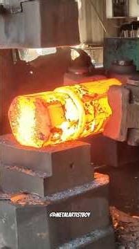 Forging manufacturing process #blacksmith #metal #artist #handmade #iron #shorts