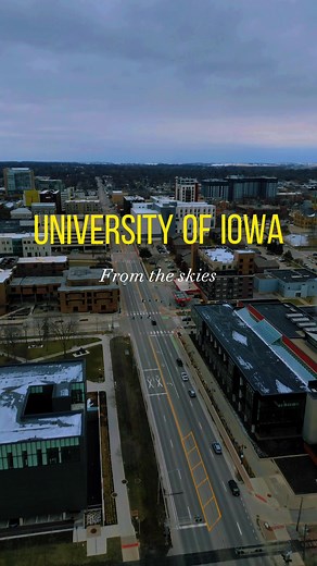 Aerial View of University of Iowa Campus