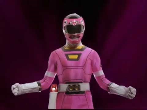 power rangers turbo season 2 (cassie pink rangers) all rangers morphs
