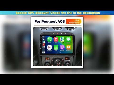 IPS touch screen 9 inch Car Radio For Peugeot 408 For Peugeot 308 308SW Car play Android auto