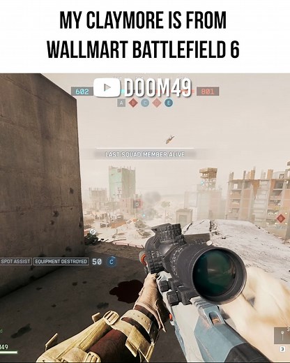 My claymore is from Walmart Battlefield 6 #gamers #gaming #battlefield6 #gamer #Battlefield #Gameplay | DooM49