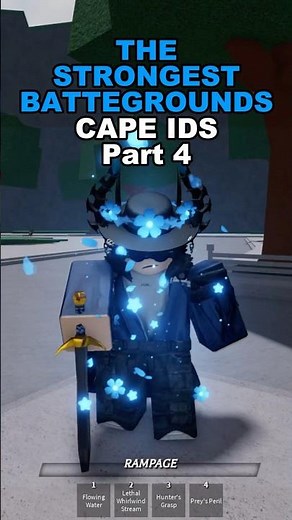 🦋CAPE IDs For TSB! | Part 4 | Strongest Battlegrounds #roblox #tsb #strongestbattlegrounds #tsbg