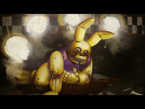 4/20 mode complete & springlock failure cutscene in FNAF The Return to Bloody Nights