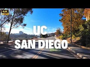 Relaxing Drive Around UC San Diego & La Jolla | Scenic Views | 4K" 🌴