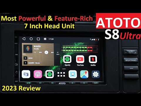 ATOTO S8 Ultra - 2023 Most Powerful and Feature Packed 7 inch Android Head Unit - 360 Parking -
