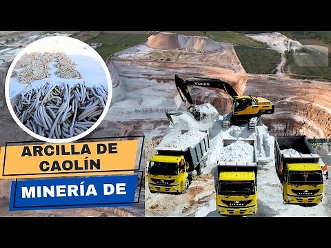 Proceso de fabricación de arcilla de caolín | Cómo se procesa la arcilla blanca | Proceso Minero