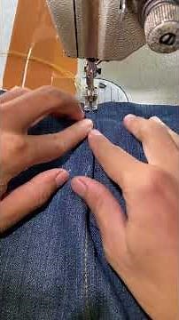 learn to sew a neat and fast double-thread line #sewing