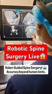 Robotic Spine Surgery 😱