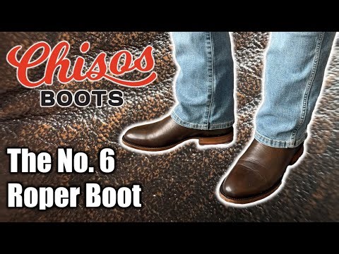 [First Look] Chisos No. 6 Roper Boot/ My First Proper Western or Cowboy Boot / Unboxing and Thoughts