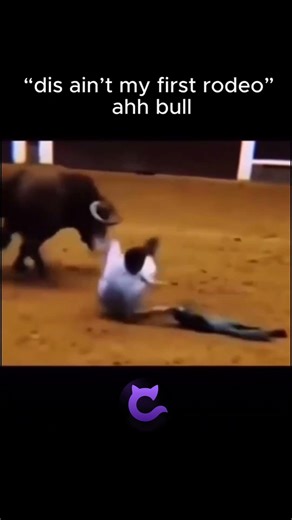He really said "Not today, Mr. Bull. The confidence is insane! 😭🥀 #funny #relatable #shorts