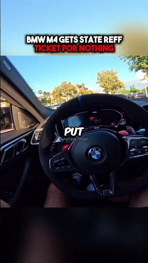 BMW M4 Gets State Reff Ticket For Nothing 🤯