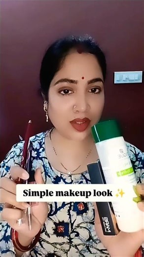 Dry skin ke liye simple daily makeup look | Beginners #simplemakeup #prachibeautyhub