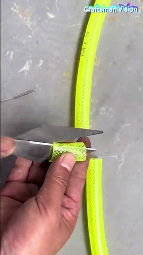 The butt joint repair technology for leaking PVC water hoses